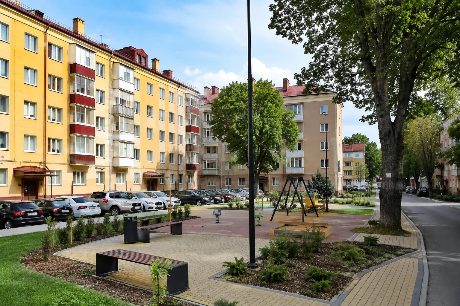 В Балтийске Калининградской области капитально отремонтируют дворовые территории восьми многоквартирных домов