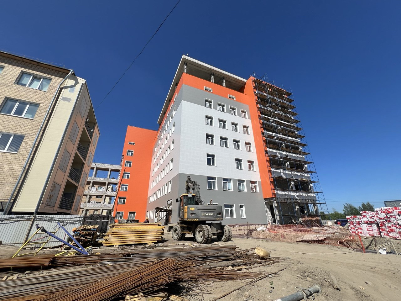В Карелии продолжается реконструкция республиканской больницы скорой помощи